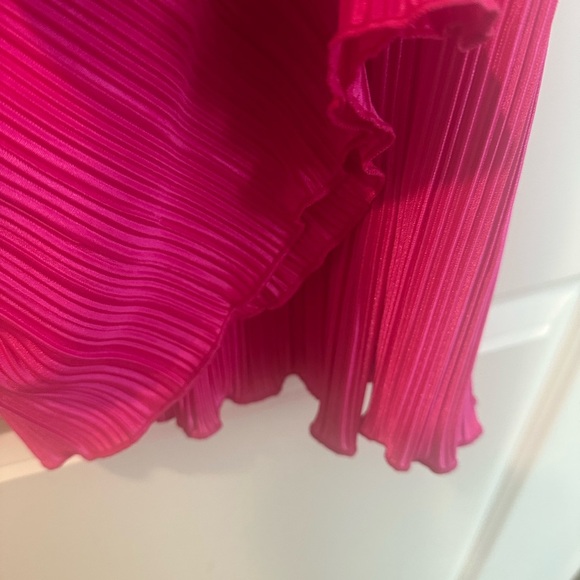 Good American Always Fits High Waist Plissé Fuchsia Pants  Sz 5/6 NWT 2x/3X - Picture 6 of 12